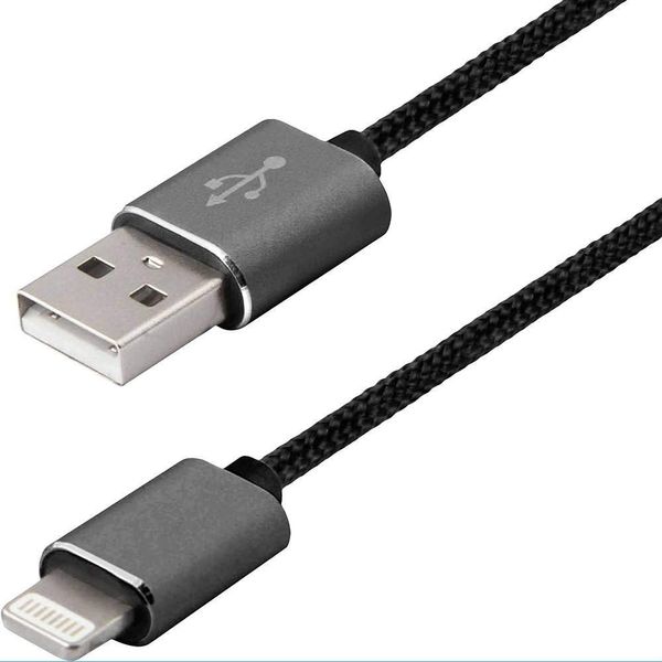 Cabo Lightning 3m Premium para iPhone Easy Mobile Preto Preta Cabo Lightning 3m Premium para iPhone Easy Mobile Preto Preta