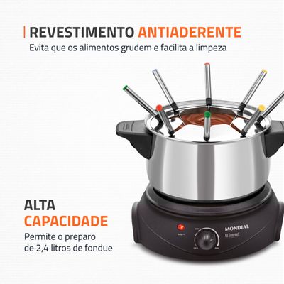 Panela Elétrica de Fondue Elétrico Le Gourmet II FD-02 220