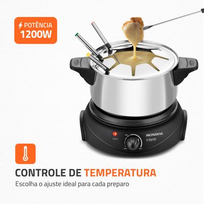 Panela Elétrica de Fondue Elétrico Le Gourmet II FD-02 220