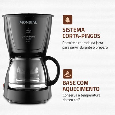 Cafeteira Elétrica Dolce Arome Mondial C-30-18X-FB 220