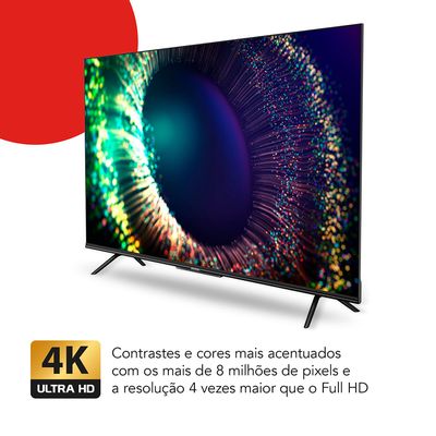 Smart TV AIWA 75” GOOGLE TV 4K Comando de voz Dolby Vision&Atmos AWS-TV-75-BL-01-A BIV
