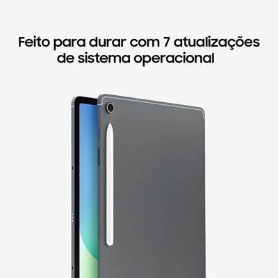 Tablet Samsung Galaxy Tab S10 FE+ 128GB WiFi - Cinza, com Caneta S Pen e Capa, RAM 8GB, Tela 13.1"