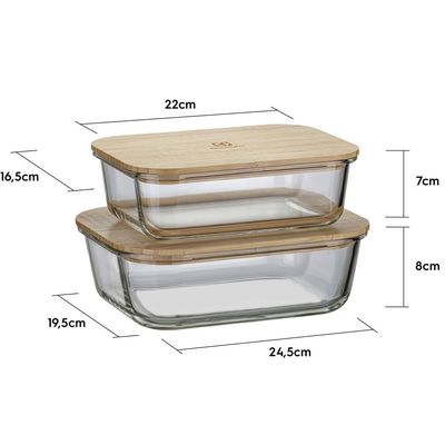 Kit Pedra para Pizza de Pedra Sabão com Alças de Cobre + Potes Herméticos Refratários com Tampa de Bambu Electrolux Não se aplica
