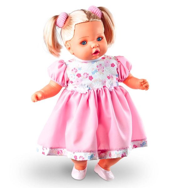 Boneca Angelina Loira Collezione 62 Frases Milk Brinquedos 0211