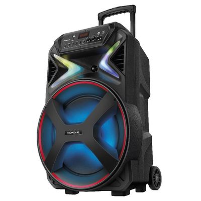 Caixa Acústica Bluetooth USB 700W Mondial CM700 Preta / Bivolt