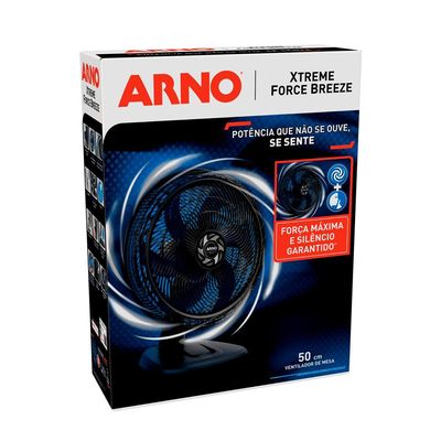 Ventilador de Mesa 50cm Arno Xtreme Force Breeze, 6 PÁS, 126W VB50 220V 220V