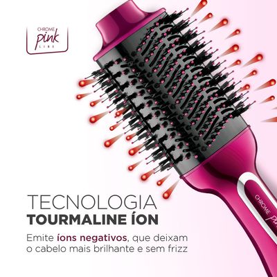 Escova Secadora Mondial Chrome Pink 1200W ES-04 110