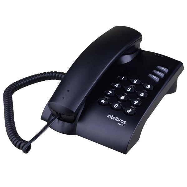 Telefone Pleno Intelbras Preta