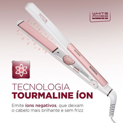 Prancha Alisadora White Rose Line Mondial - P-50 Bivolt