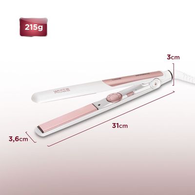 Prancha Alisadora White Rose Line Mondial - P-50 Bivolt