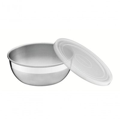 Pote Tramontina Freezinox Redondo Em Inox Com Tampa Plástica 4,2 Litros