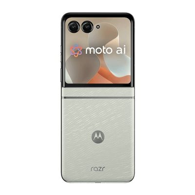 Smartphone Motorola Razr 60 5G - Branco, 256GB, 24GB RAM (12GB RAM + 12GB Ram Boost), Câmera 50 MP, Tela de 6,9"