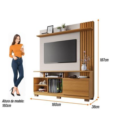 Estante Home Artheo Hb 1,60 Cinamomo-off White