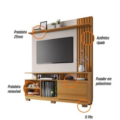 Estante Home Artheo Hb 1,60 Cinamomo-off White