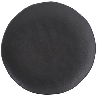 Kit 24 Pratos Cerâmica Stoneware 26,5cm Sushi Sashimi Preto Fosco Servir Restaurantes