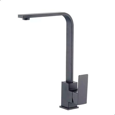 Torneira Preta 34cm P- Cuba Banheiro Lavabo Inox Misturador
