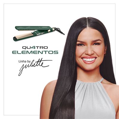 Prancha Alisadora By Juliette Mondial Verde Oliva 60W P-JU-02 Bivolt