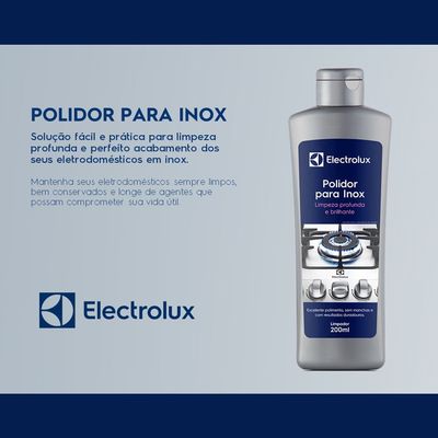 Polidor para Inox Electrolux 200ml Não se aplica