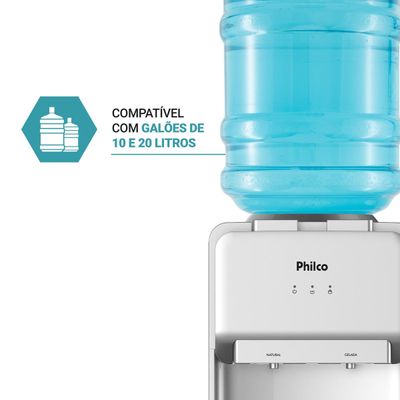Bebedouro Philco 20L Água Gelada e Natural com Compressor PBE18 220V