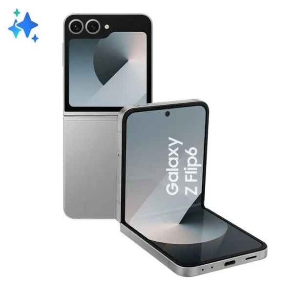 Smartphone Samsung Galaxy Z Flip6 256GB Cinza 5G - Tela dobrável de 6.7