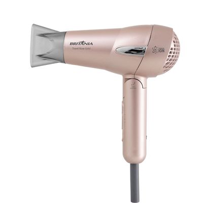 Kit Britânia Travel Rose Gold  - Secador + Prancha Bivolt