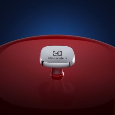 Panela Wok de Ferro Fundido Esmaltado Electrolux Expert 30cm Vermelha