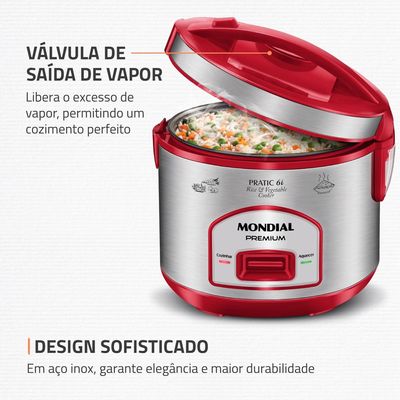 Panela Elétrica Mondial Pratic 6I PE-45-6X 110