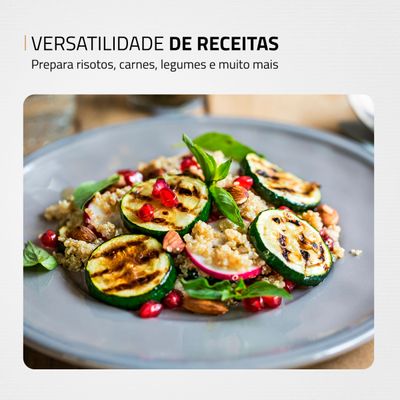 Chapa Due Grill Premium Mondial Preto e Inox 1270W G-10 110