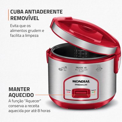 Panela Elétrica Mondial Pratic 6I PE-45-6X 220