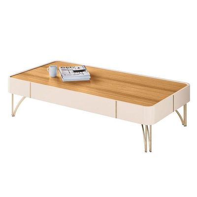 Estante Home Theater Montane E Mesa De Centro Cadenza Off White Cinamomo - Hb Móveis