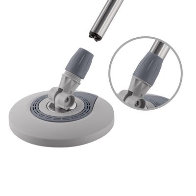 Mop Giratório Menalux com Cesto Inox e Refil Extra de Microfibra Não se aplica