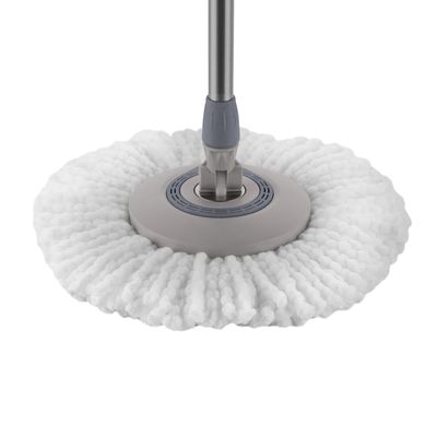 Mop Giratório Menalux com Cesto Inox e Refil Extra de Microfibra Não se aplica