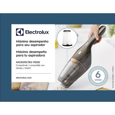 Kit Filtro para Aspiradores Ergorapido (FEE20) Electrolux Não se aplica