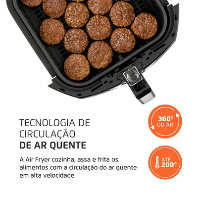 Fritadeira Sem Óleo Air Fryer 6 Litros AFN-60-BI Mondial 127V