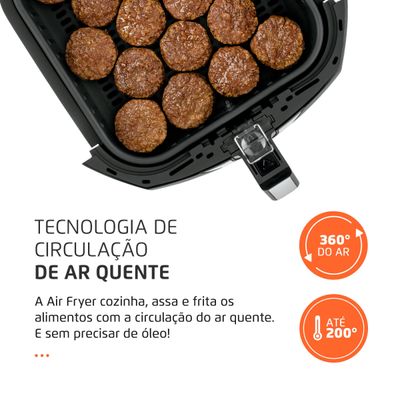 Fritadeira Sem Óleo Air Fryer 6 Litros AFN-60-BI Mondial 127V