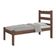 Cama De Solteiro Madeira Maciça Para Colchão 78-88x188cm Multimóveis Imbuia