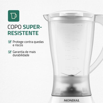 Liquidificador Easy Power Mondial Branco 550W L-550-W 220
