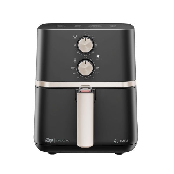 Fritadeira Elétrica Sem Óleo WAP Air Fryer Preto 4L Family 1500W 220V 220V