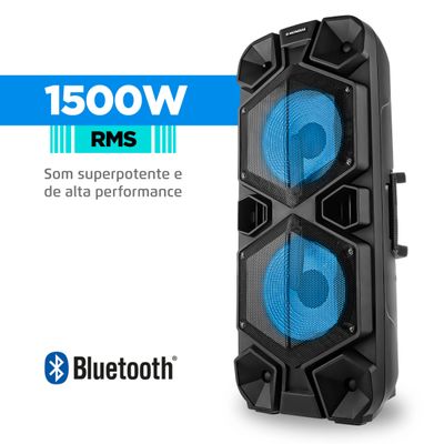 Caixa Amplificada Connect Mega Sound II CM-1500 Bivolt