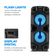 Caixa Amplificada Connect Mega Sound II CM-1500 Bivolt