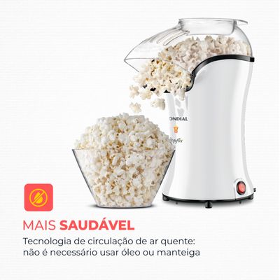 Pipoqueira Popflix Mondial Branco 1200W PP-04 110