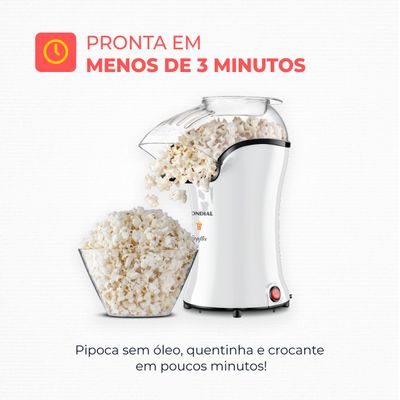 Pipoqueira Popflix Mondial Branco 1200W PP-04 110