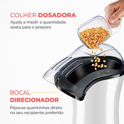 Pipoqueira Popflix Mondial Branco 1200W PP-04 220