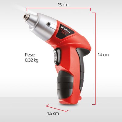 Parafusadeira Elétrica Mondial Power Tools FPF-05 Bivolt