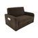 Sofá Cama 2 Lugares Compacto Com Baú 145 Larg Daiane Matrix Suede Capuccino