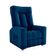 Poltrona Do Papai Reclinável Pallas Matrix Veludo Azul