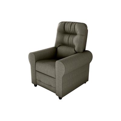 Poltrona Do Papai Reclinável Clio Matrix Suede Capuccino