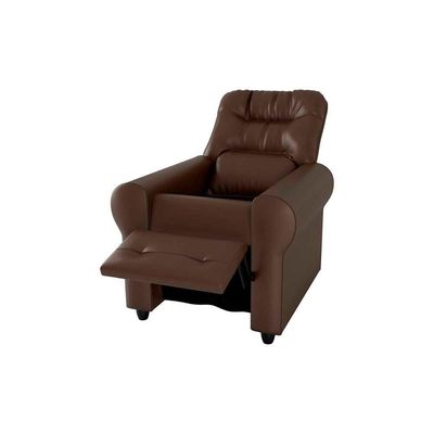 Poltrona Do Papai Reclinável Clio Matrix Sintetico Marrom
