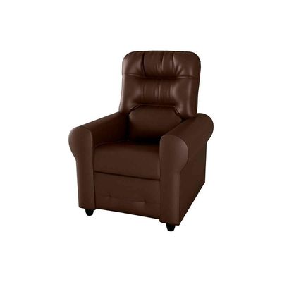 Poltrona Do Papai Reclinável Clio Matrix Sintetico Marrom