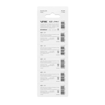 Bateria Alcalina A23 C-5 12v - Vba23b5